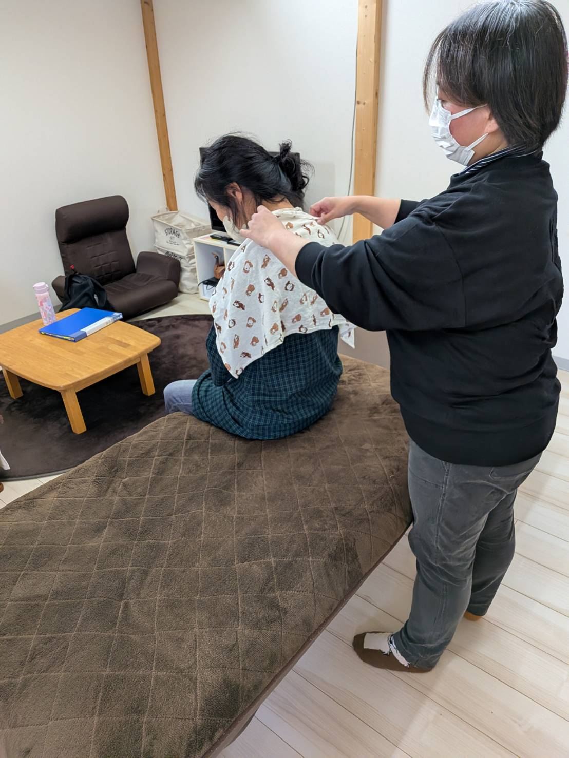 整体学校の実技のようす
